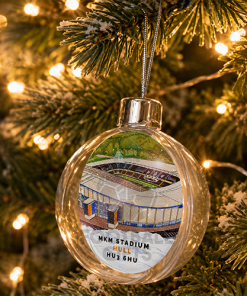 Hull City Around The Grounds Stadium Jumbo Christmas Bauble Tree Decoration - Image 2