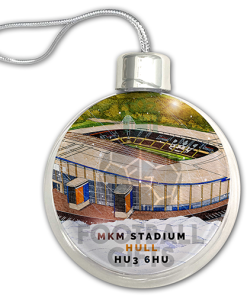 Hull City Around The Grounds Stadium Jumbo Christmas Bauble Tree Decoration - Image 3