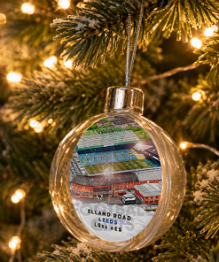 Leeds Utd Around The Grounds Stadium Jumbo Christmas Bauble Tree Decoration - Image 2