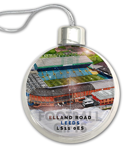 Leeds Utd Around The Grounds Stadium Jumbo Christmas Bauble Tree Decoration - Image 3