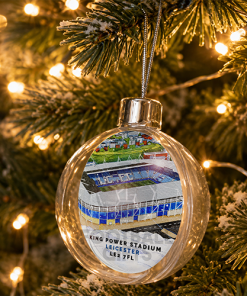 Leicester City Around The Grounds Stadium Jumbo Christmas Bauble Tree Decoration - Image 2