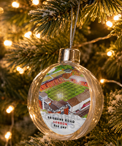 Leyton Orient Around The Grounds Stadium Jumbo Christmas Bauble Tree Decoration - Image 2