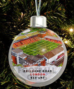 Leyton Orient Around The Grounds Stadium Jumbo Christmas Bauble Tree Decoration