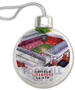 Liverpool Around The Grounds Stadium Jumbo Christmas Bauble Tree Decoration - Image 3