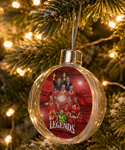 Man Utd Club Legends Jumbo Christmas Bauble Tree Decoration - Image 2