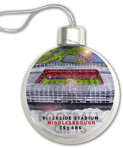 Middlesbrough Around The Grounds Stadium Jumbo Christmas Bauble Tree Decoration - Image 3