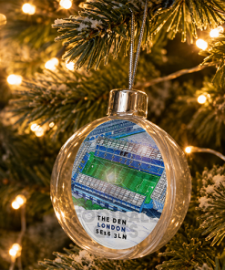 Millwall Around The Grounds Stadium Jumbo Christmas Bauble Tree Decoration - Image 2