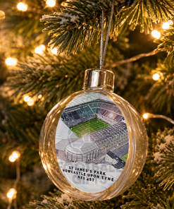 Newcastle Utd Around The Grounds Stadium Jumbo Christmas Bauble Tree Decoration - Image 2
