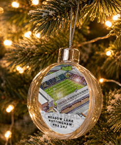 Notts County Around The Grounds Stadium Jumbo Christmas Bauble Tree Decoration - Image 2