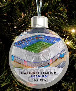 Reading Around The Grounds Stadium Jumbo Christmas Bauble Tree Decoration