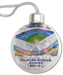 Reading Around The Grounds Stadium Jumbo Christmas Bauble Tree Decoration - Image 3