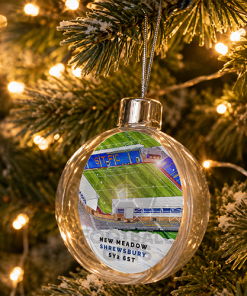 Shrewsbury Town Around The Grounds Stadium Jumbo Christmas Bauble Tree Decoration - Image 2
