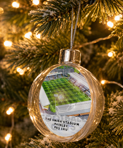St Mirren Around The Grounds Stadium Jumbo Christmas Bauble Tree Decoration - Image 2