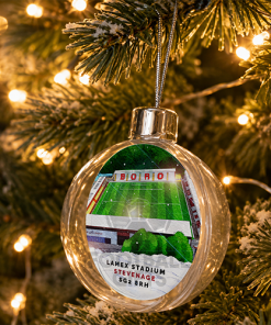 Stevenage Around The Grounds Stadium Jumbo Christmas Bauble Tree Decoration - Image 2