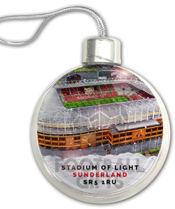 Sunderland Around The Grounds Stadium Jumbo Christmas Bauble Tree Decoration - Image 3