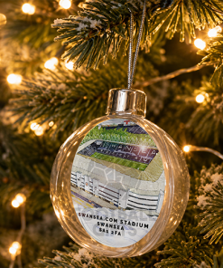 Swansea City Around The Grounds Stadium Jumbo Christmas Bauble Tree Decoration - Image 2