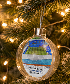 Tranmere Rovers Around The Grounds Stadium Jumbo Christmas Bauble Tree Decoration - Image 2