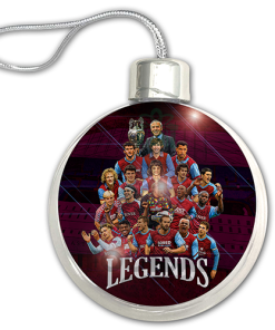 Aston Villa Club Legends Jumbo Christmas Bauble Tree Decoration - Image 3