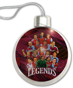 West Ham Club Legends Jumbo Christmas Bauble Tree Decoration - Image 3