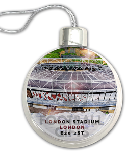 West Ham Around The Grounds Stadium Jumbo Christmas Bauble Tree Decoration - Image 3