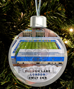 Wimbledon Around The Grounds Stadium Jumbo Christmas Bauble Tree Decoration