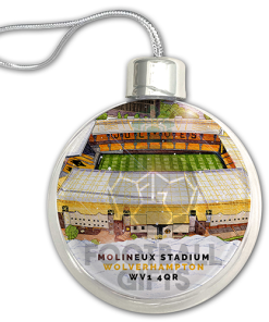 Wolves Around The Grounds Stadium Jumbo Christmas Bauble Tree Decoration - Image 3
