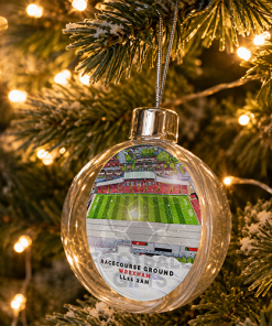 Wrexham Around The Grounds Stadium Jumbo Christmas Bauble Tree Decoration - Image 2