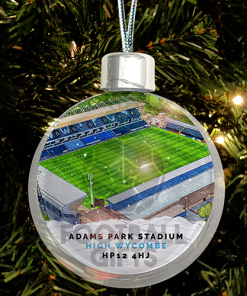 Wycombe Around The Grounds Stadium Jumbo Christmas Bauble Tree Decoration