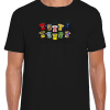 Mansfield Town Retro Kits Black T-Shirt Classic Kits