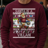 Santa Is A Villan Burgundy Aston Villa Christmas Jumper