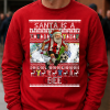 Santa Is A Bee Brentford Red Christmas Jumper