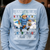 Santa Is A Sky Blue Coventry City Sky Blue Christmas Jumper