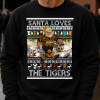 Santa Loves The Tigers Hull City Black Christmas Jumper