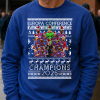 Crystal Palace Conference League Champions 2026 Blue Christmas Jumper