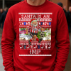 Santa Is An Imp Lincoln City Red Christmas Jumper