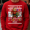 Santa Is A Red Nottingham Forest Red Christmas Jumper