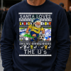 Santa Loves The U's Oxford United Navy Christmas Jumper