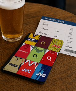 Arsenal Classic Kit Montage Passport Holder Retro Shirt Montage - Image 2