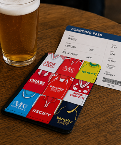 Barnsley Classic Kit Montage Passport Holder Retro Shirt Montage - Image 2