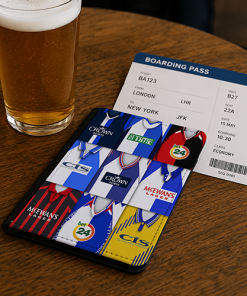 Blackburn Rovers Classic Kit Montage Passport Holder Retro Shirt Montage - Image 2