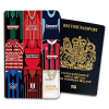 Bournemouth Classic Kit Montage Passport Holder Retro Shirt Montage