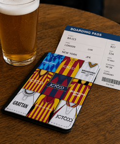 Bradford City Classic Kit Montage Passport Holder Retro Shirt Montage - Image 2