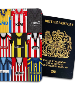 Brentford Classic Kit Montage Passport Holder Retro Shirt Montage