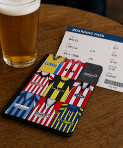 Brentford Classic Kit Montage Passport Holder Retro Shirt Montage - Image 2