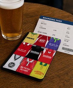 Bristol City Classic Kit Montage Passport Holder Retro Shirt Montage - Image 2
