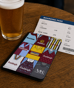 Burnley Classic Kit Montage Passport Holder Retro Shirt Montage - Image 2