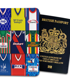 Carlisle Utd Classic Kit Montage Passport Holder Retro Shirt Montage