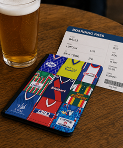 Carlisle Utd Classic Kit Montage Passport Holder Retro Shirt Montage - Image 2