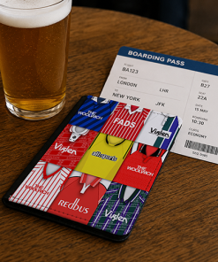 Charlton Athletic Classic Kit Montage Passport Holder Retro Shirt Montage - Image 2
