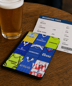 Chelsea Classic Kit Montage Passport Holder Retro Shirt Montage - Image 2